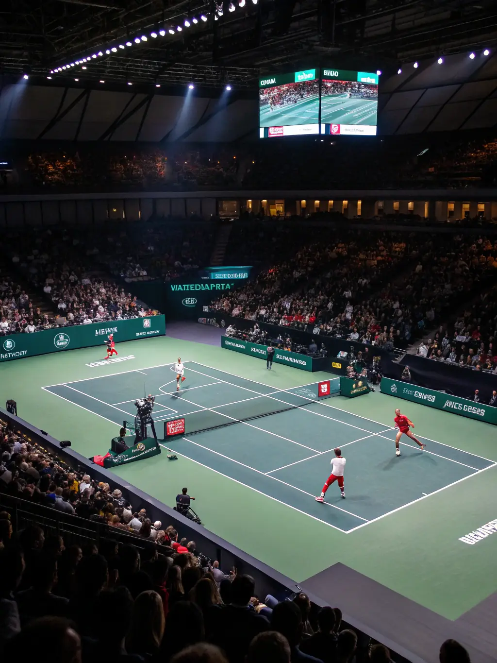 A photo of a competitive tennis match at Tennis Club de Beaune, highlighting the intensity and excitement of tournament play.